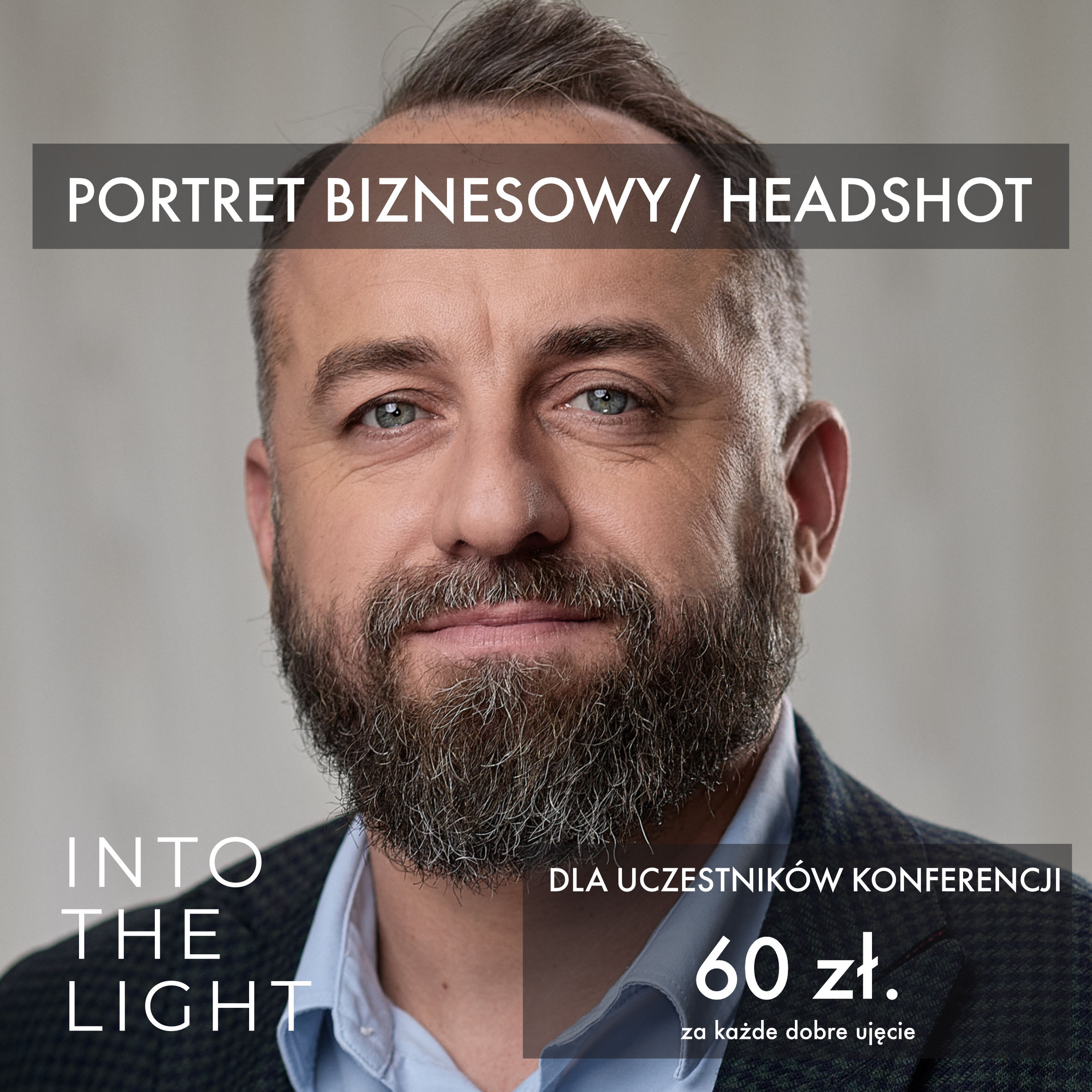 Portret biznesowy kobiety, sesja Into the Light